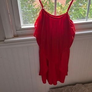 Red romper